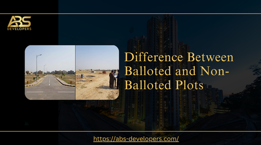 Side-by-side comparison: developed residential street vs. undeveloped construction site.