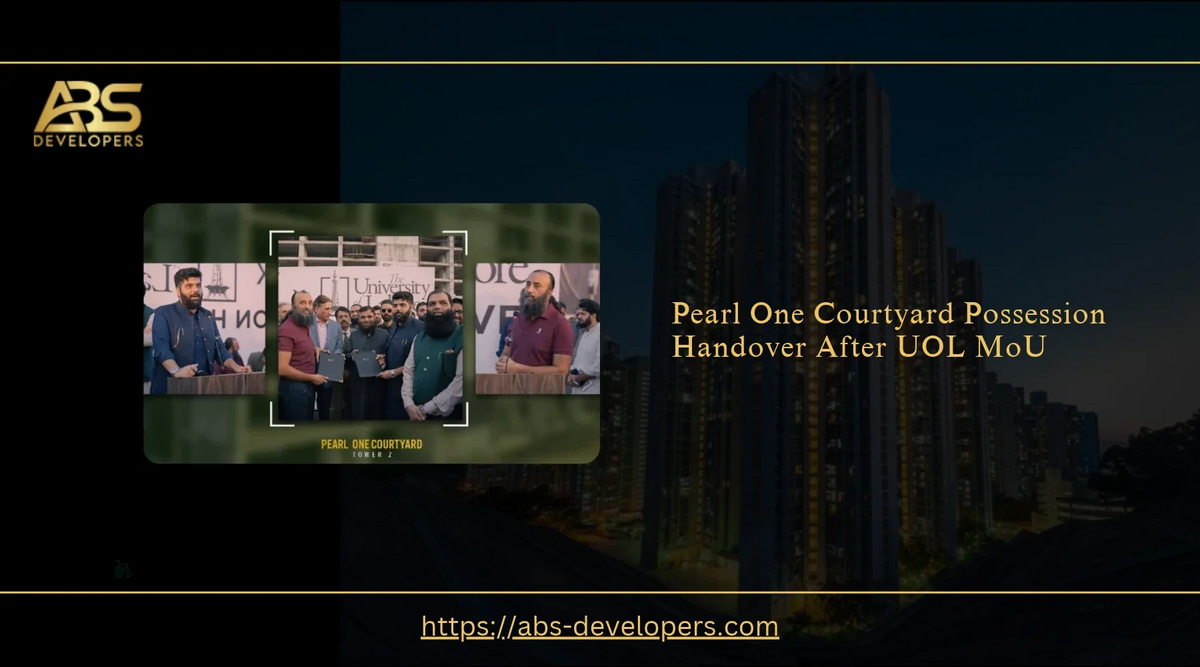 Pearl One Courtyard Possession Handover After UOL MoU
