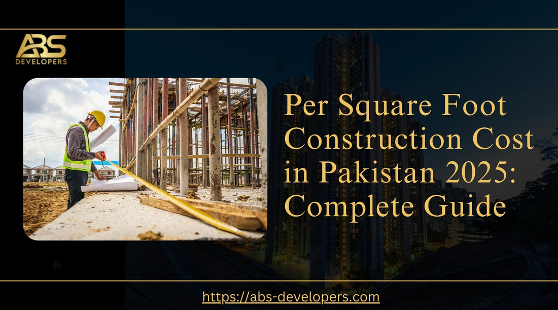 Per Square Foot Construction Cost in Pakistan 2025: Complete Guide