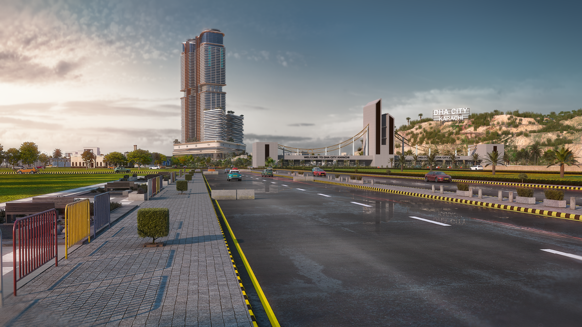 Burj Quaid Project Perspective 1