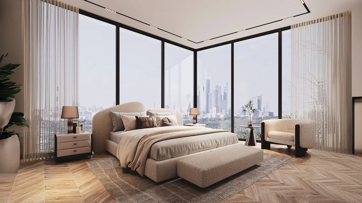 ABS Central apartment interior render