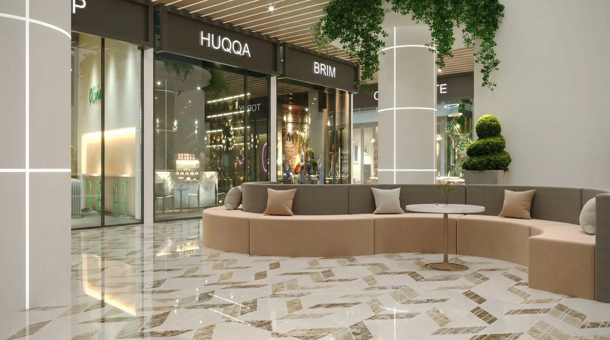 ABS Central private residential lobby render