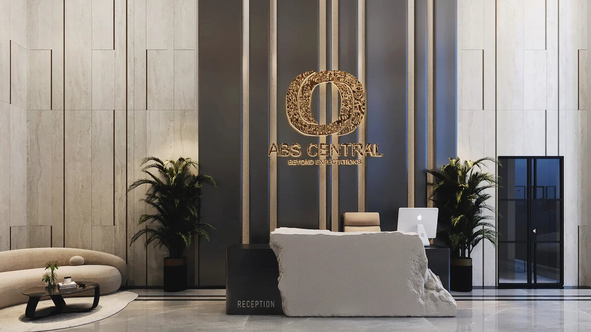 ABS Central private residential lobby render