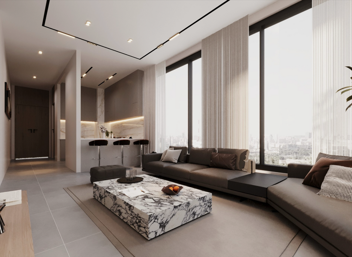 ABS Executive apartment interior render