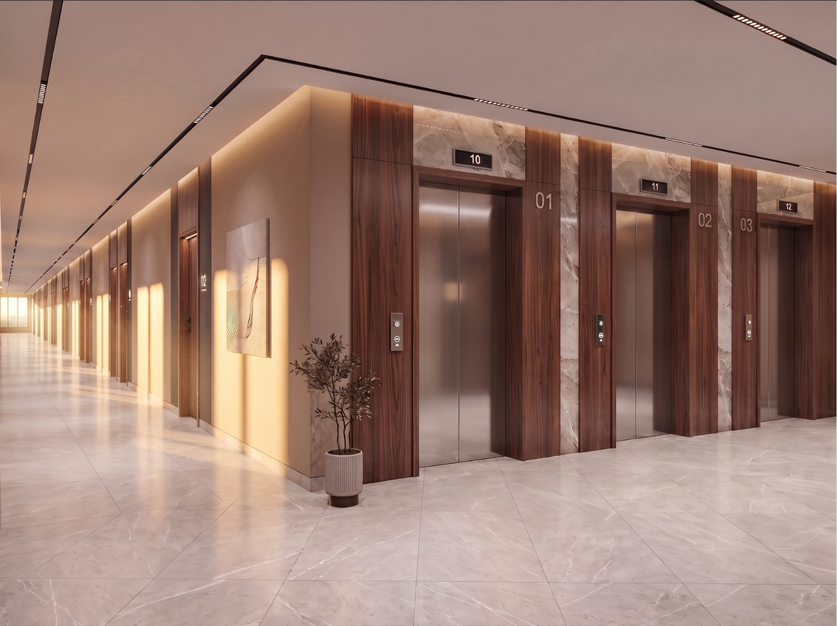 ABS Executive private residential lobby render